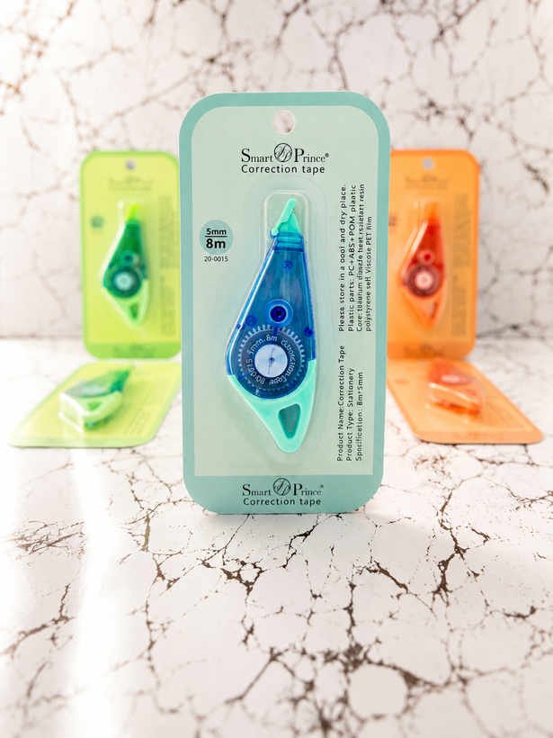 لاک غلطگیر نواری 8 متری اسمارت پرینس - رنگ آبی