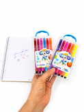 ماژیک رنگ آمیزی ۱۲ رنگ water color pen