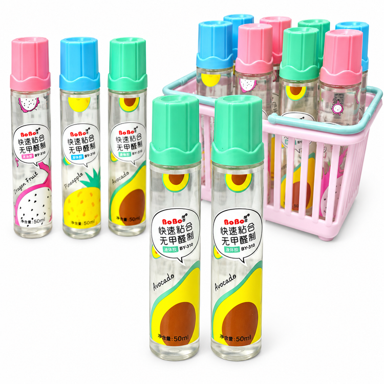 چسب مایع درب پاستیلی عطری برند BOBO