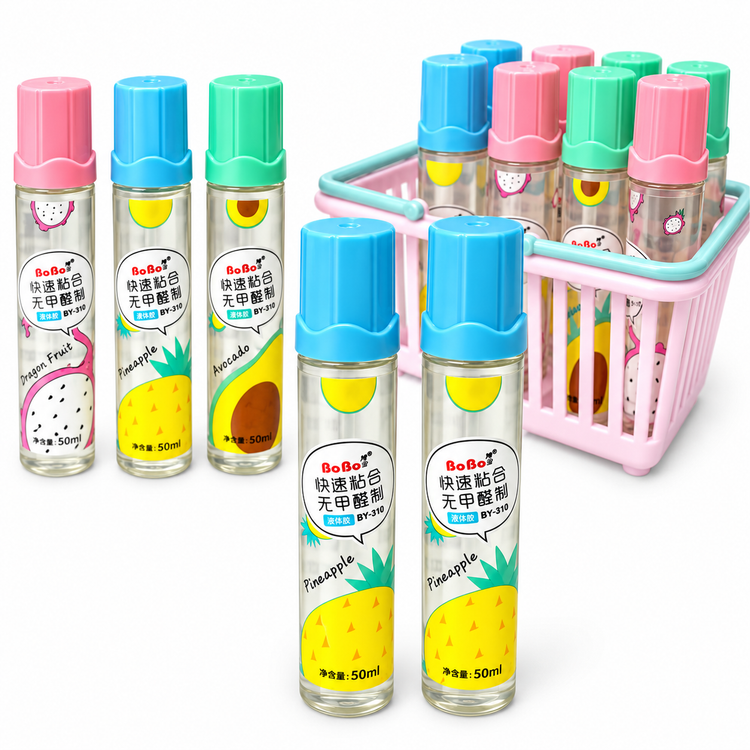 چسب مایع درب پاستیلی عطری برند BOBO