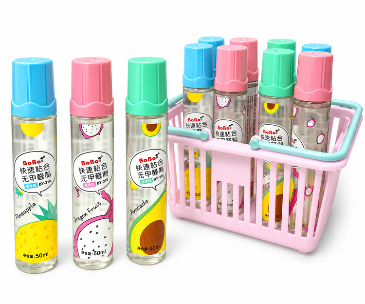 چسب مایع درب پاستیلی عطری برند BOBO